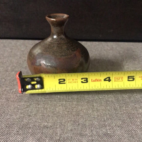 Vintage signed Murdock mini pottery vase - Picture 5 of 6